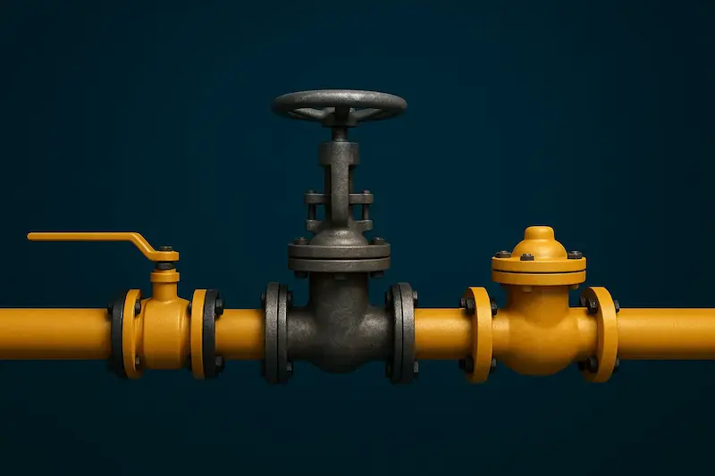 مقایسه شیرهای صنعتی: گیت ولو، گلوب ولو، بال ولو، پروانه ای، صافی و چک ولو